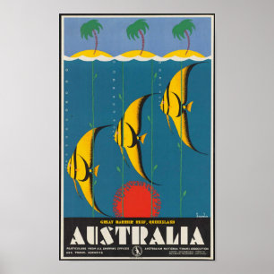Underbar Barrier Reef, Queensland, Australien Poster