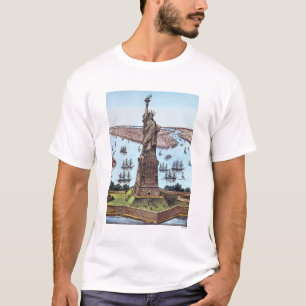 Underbar Bartholdi staty Tee Shirt