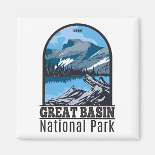 Underbar Basin National Park Nevada Vintage Magnet