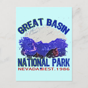 Underbar Basin National Park, Nevada Vykort