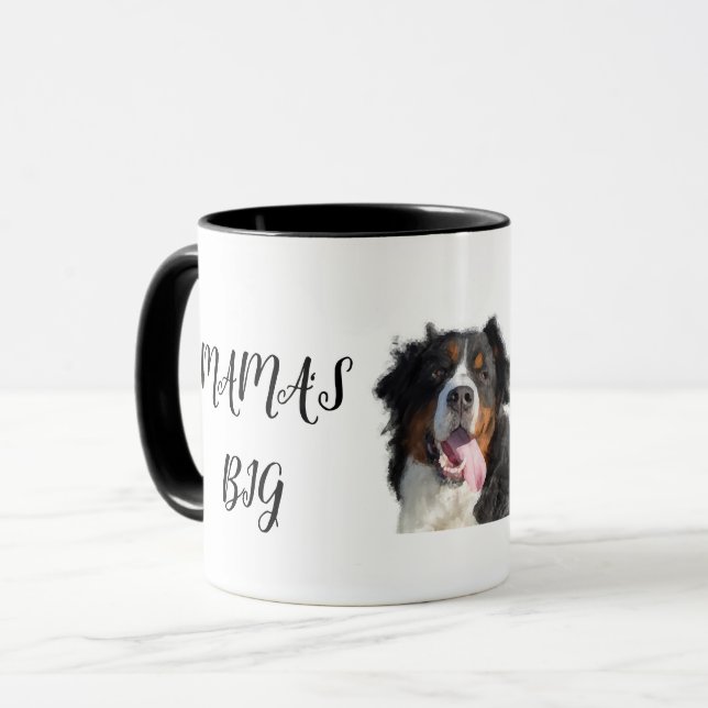 Underbar Bernese Mountain Dog Mugg (Framsida vänster)