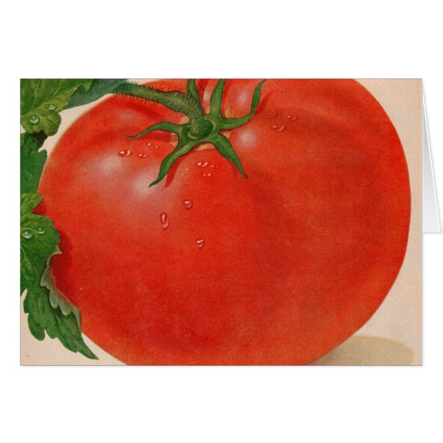underbar BIG juicy tomato Hälsningskort (Framsidan Horizontal)
