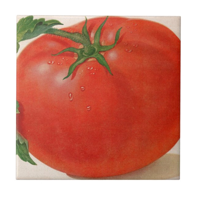 underbar BIG juicy tomato Kakelplatta (Framsidan)