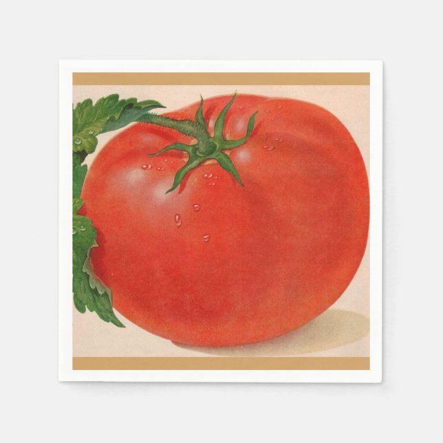 underbar BIG juicy tomato Pappersservett (Framsidan)