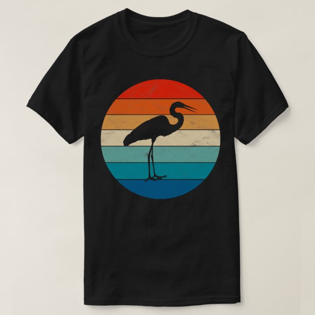 Underbar blå Heron 1 T Shirt (Design framsida)