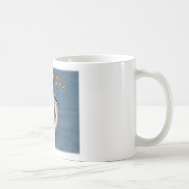 Underbar blåttHeron "dåligahårdag ", Kaffemugg (Höger)