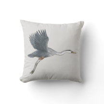 Underbar blåttHeron i flyg