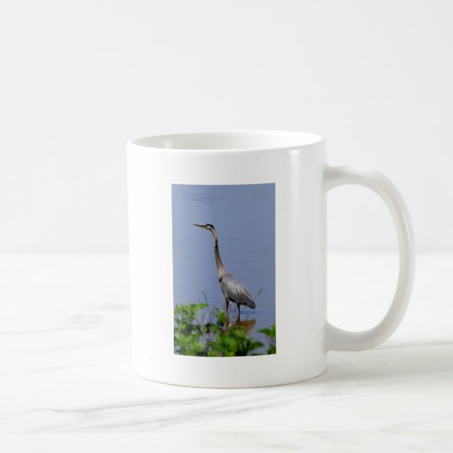 Underbar blåttHeron Kaffemugg (Höger)