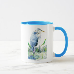 Underbar blåttHeron Mugg