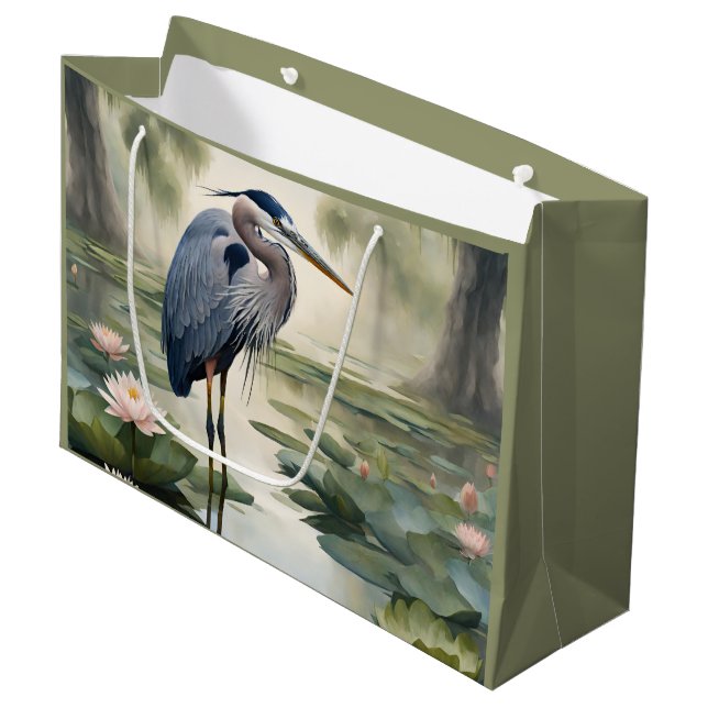 Underbar Blue Heron (Framsidan Vinklad)