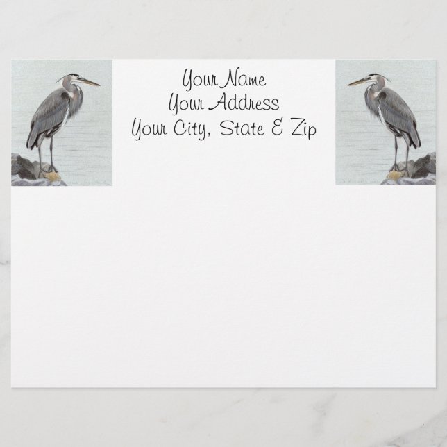 Underbar Blue Heron (Framsida)