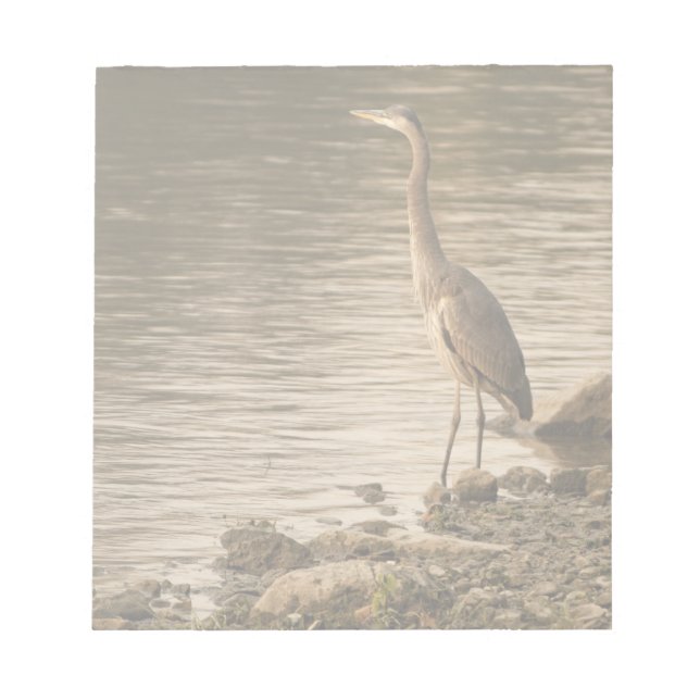 Underbar Blue Heron Anteckningsblock (Framsida)