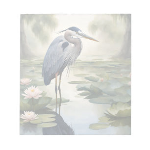 Underbar Blue Heron Anteckningsblock