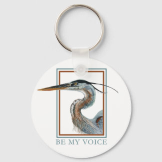 Underbar Blue Heron av Jane Freeman Nyckelring