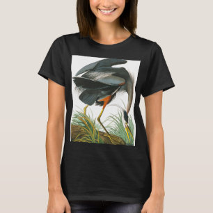 Underbar Blue Heron av John James Audubon T Shirt