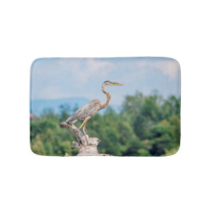 Underbar Blue Heron Badrumsmatta