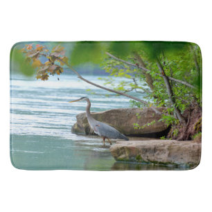 Underbar Blue Heron Badrumsmatta