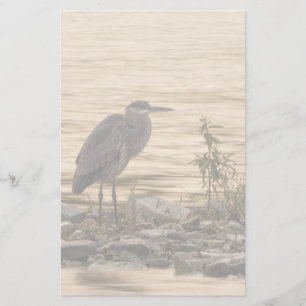 Underbar Blue Heron Brevpapper