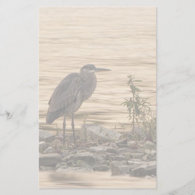 Underbar Blue Heron Brevpapper (Framsida)
