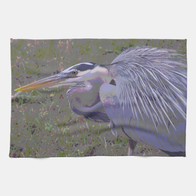 Underbar Blue Heron Challenge Kökshandduk (Horisontell)