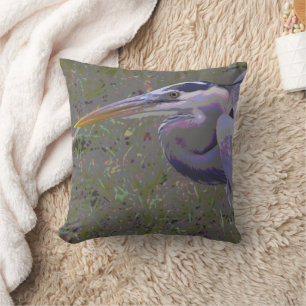 Underbar Blue Heron Challenge Kudde