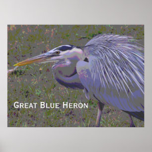 Underbar Blue Heron Challenge Poster