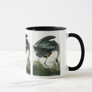 Underbar Blue Heron, John James Audubon Mugg