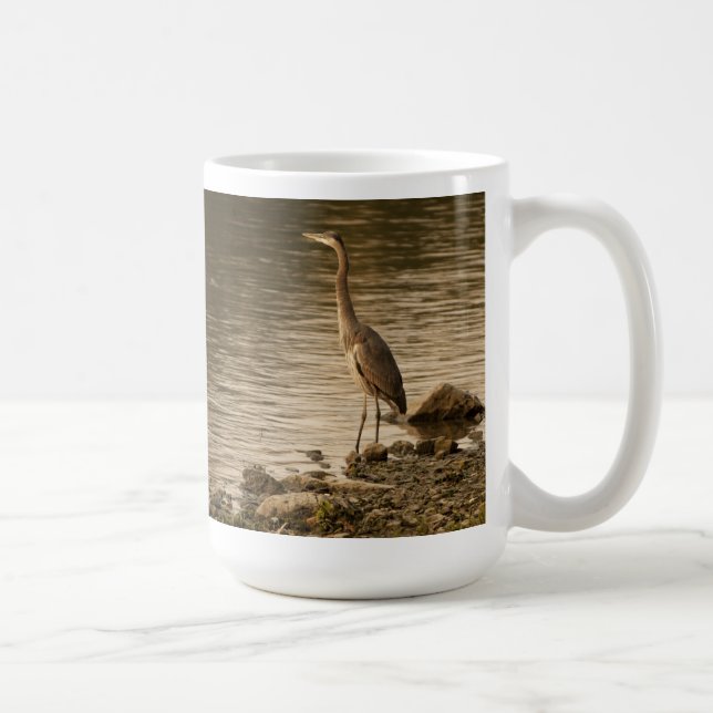 Underbar Blue Heron Kaffemugg (Höger)