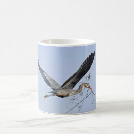Underbar Blue Heron Kaffemugg