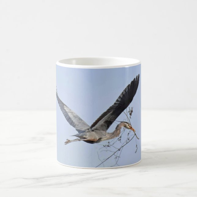 Underbar Blue Heron    Kaffemugg (Center)