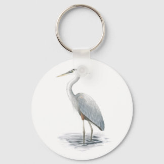 Underbar Blue Heron Keychain Nyckelring