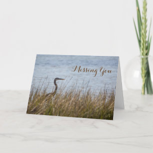 Underbar Blue Heron Kort