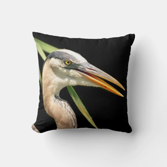 Underbar Blue Heron Kudde (Framsida)