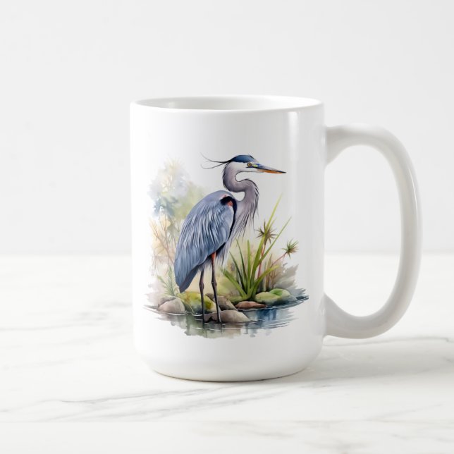Underbar Blue Heron Mugg (Höger)