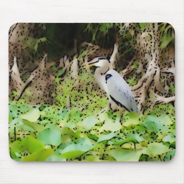 Underbar Blue Heron Musmatta (Framsidan)