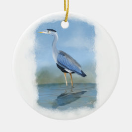 Underbar Blue Heron Ornament
