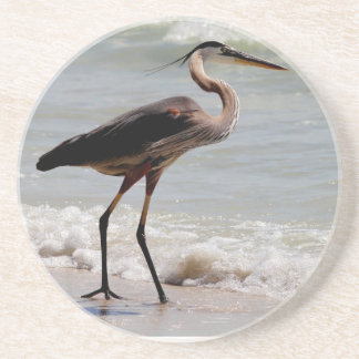 Underbar Blue Heron på stranden Underlägg
