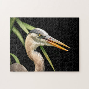 Underbar Blue Heron Pussel