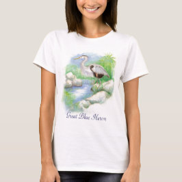 Underbar Blue Heron Totem T-Shirt