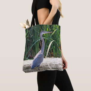 Underbar Blue Heron Tygkasse