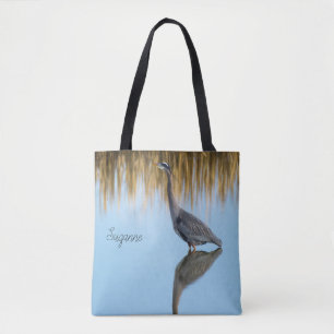 Underbar Blue Heron Tygkasse