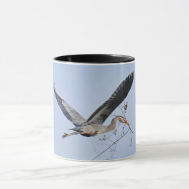 Underbar Blue HeronCoffee Mugg