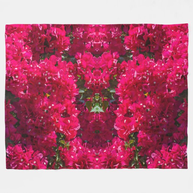 Underbar Bougainvillea Fleece Blanket (Framsidan (Horisontell))