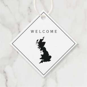 Underbar Britain Bröllop Welcome Bag Gift Märkre,  Gåvor Etiketter