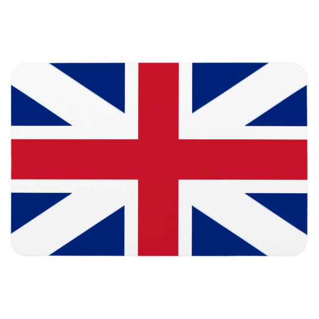 Underbar Britain Flagga Magnet (Horisontell)