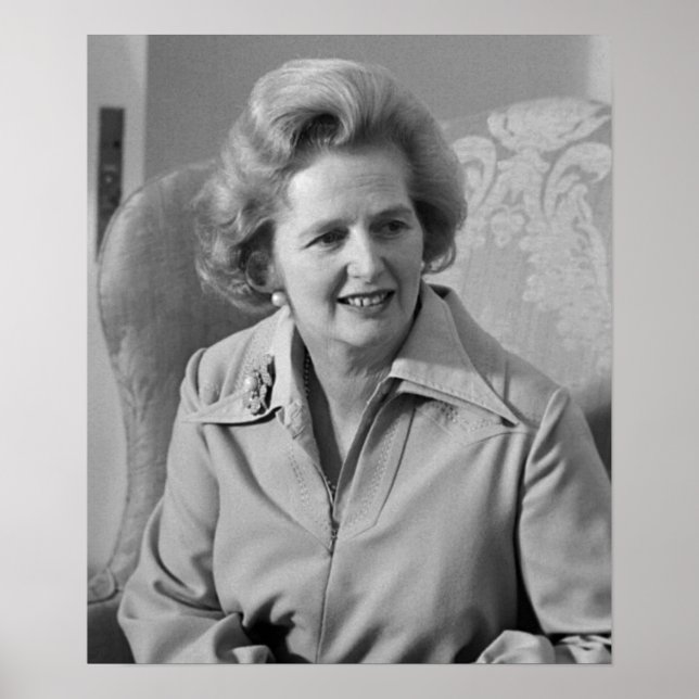 Underbar brittisk premiärminister Margaret Thatche Poster (Framsidan)