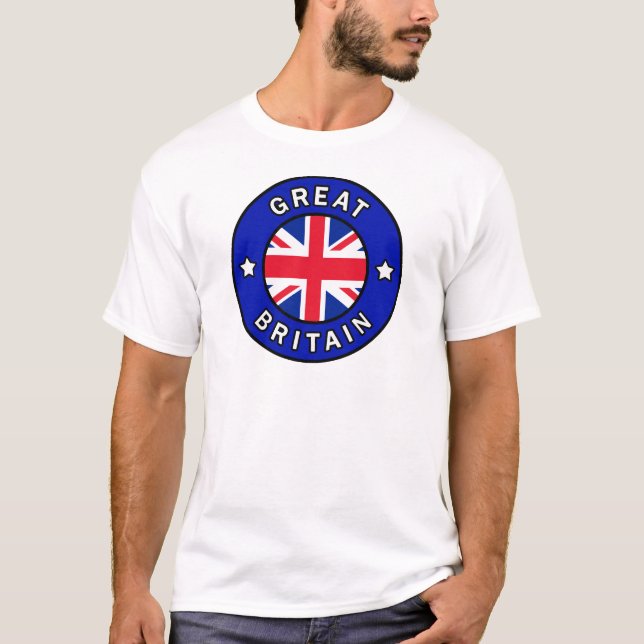 Underbar brittisk skjorta t shirt (Framsida)