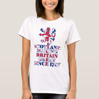 Underbar brittisk skotsk design tee shirt