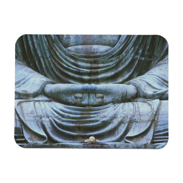 Underbar Buddha Detail, Kotokuji Temple, Kamakura, Magnet (Horisontell)