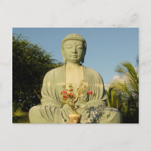 Underbar Buddha i Lahaina Jodo Uppdrag Vykort